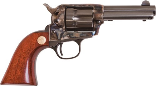 Cimarron Model P Jr 38 Special, 3.5" Barrel, Case Hardened Rec, Walnut Grip, 6rd - Cimarron Firearms | The Gun Shop