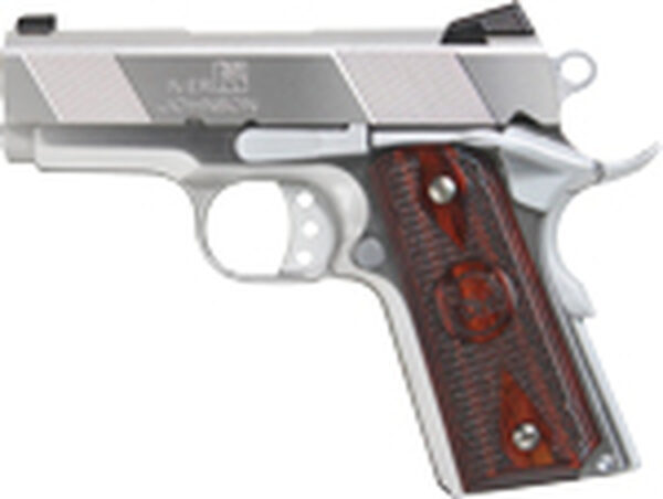 Iver Johnson Thrasher 1911, 9mm, 3", 8rd, Rosewood Grips, Stainless Steel