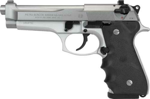 Beretta 92FS Brigadier, 9mm, 4.9", 15rd, Inox Finish