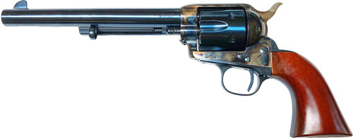 Cimarron Model P 45 Colt, 7.5" Barrel, Case Hardened Frame, Blued Cylinder/Barrel, 6rd - Cimarron Firearms | The Gun Shop