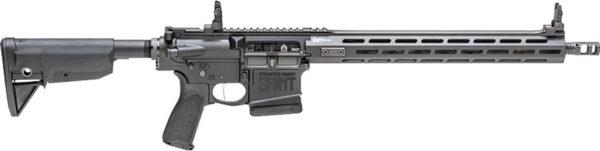 Springfield SAINT VICTOR AR-10, 308 Winchester, 16" Lightweight Profile Barrel, 1:10" Twist, Black, Bravo Company 6-Position Stock, Bravo Company Mod.3 Grip, 1 Mag, 10Rd, 15" M-LOK Rail, Front/Rear Flip Sights