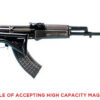 Arsenal, Inc. SAM-7 Rfifle 762x39, 16" Hammer Forged Barrel, Black, Side Folding Stock, Adjustable Sights, 10Rd, Milled Receiver, Scope Rail