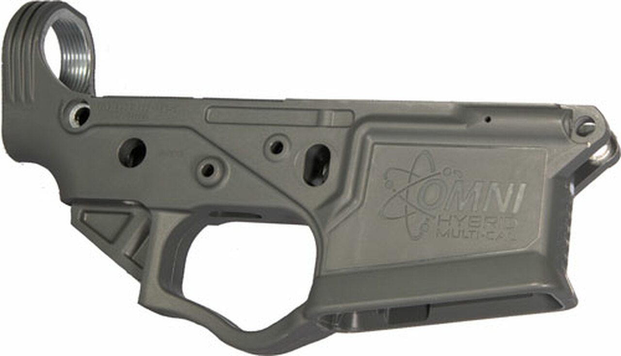 ATI Omni Hybrid Polymer Stripped Lower, Multi-Cal, Sniper Grey