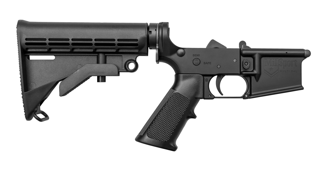 ATI Millsport Complete AR-15 Lower Receiver, Black