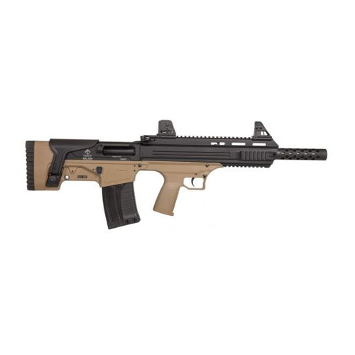 ATI Bulldog 20 Ga, 3" Chamber 18.5" Barrel, Tan/Black, Bullpup Stock, 5rd - ATI American Tactical Imports | The Gun Shop