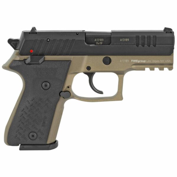 Arex Rex Zero 1 Compact 9mm, 3.85" Barrel, Contrast Sights, Flat Dark Earth, 15rd