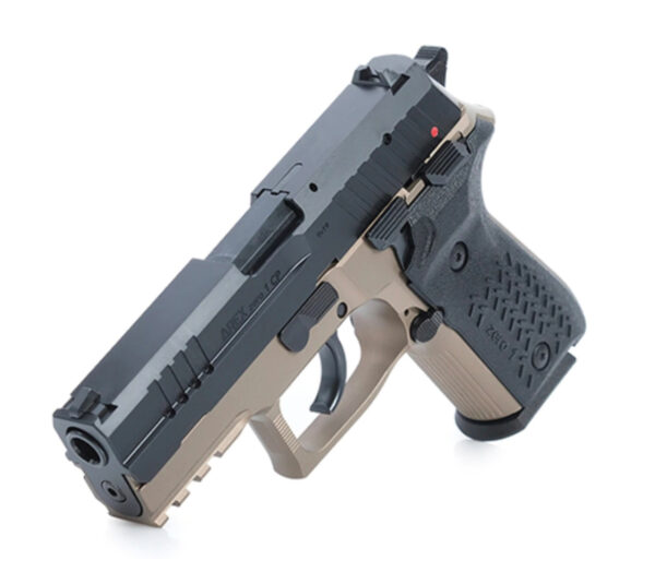 Arex Zero 1 Compact 9mm, 3.85" Barrel, Aluminum Frame, Black/FDE, 15rd