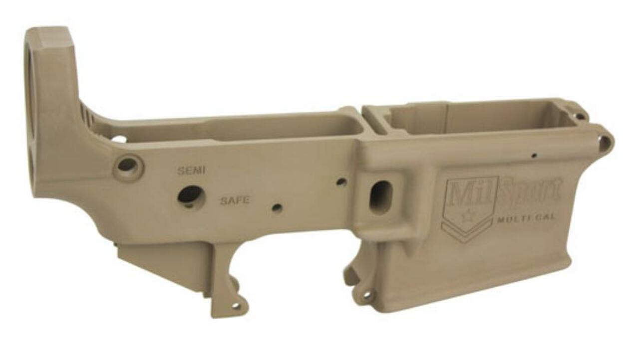 ATI Mil Sport AR-15 Stripped Lower Flat Dark Earth Cerakote, Multi Cal