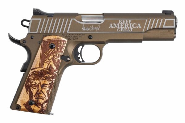Auto-Ordnance 1911 Trump 45th President V2 45 ACP, 5" Barrel, Bronze/Copper, 7rd