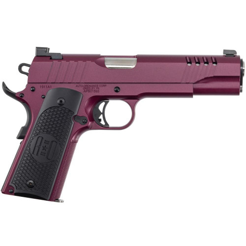 Auto-Ordnance 1911A1 45 ACP, 5" Barrel, Black Cherry, 7rd - 1911 Guns | The Gun Shop