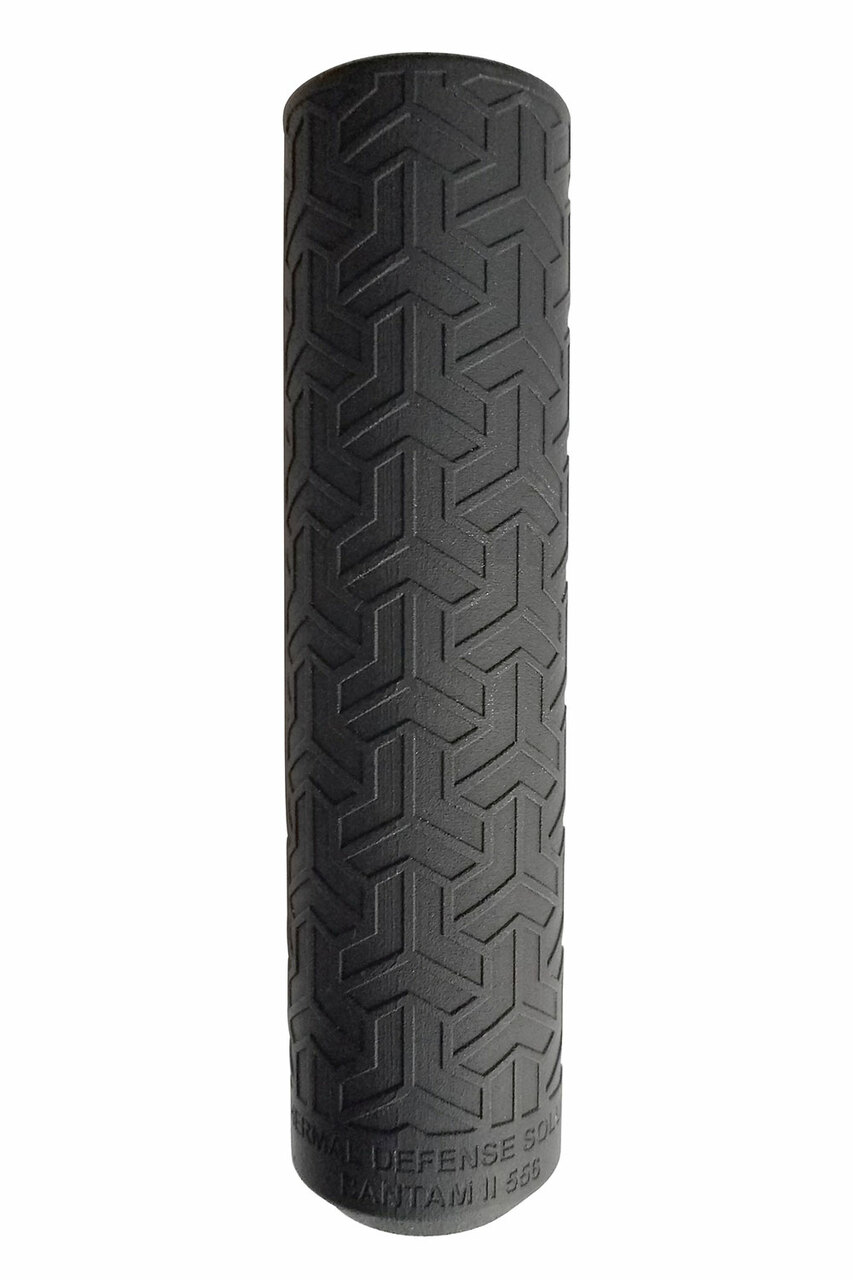 TDS Bantam Suppressor .22 Short to 5.56 NATO, 3.8" Length, 1/2"-28 TPI, Black