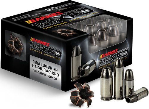 Barnes TAC-XPD, 380ACP, 80gr, TAC-XP, Hollow Point, Lead Free, 20rd Box, California Certified Nonlead Ammunition - Ammunition | The Gun Shop
