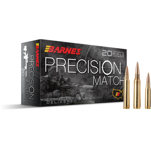 Barnes Precision Match 260 Remington, 140gr, Boat Tail, 20rd Box - Ammo | The Gun Shop