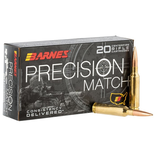 Barnes Precision 6mm Creedmoor, 112gr, Open Tip Match, 20rd Box - Ammo | The Gun Shop