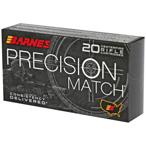 Barnes Precision Match 6.5 PRC, 145gr, Open Tip Match Boat-Tail, 20rd Box - Ammo | The Gun Shop