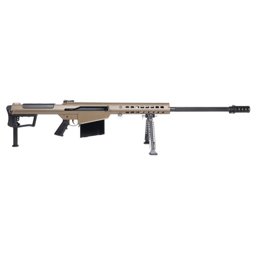 Barrett M107A1 Ministry of Defense Package 50 BMG, 29" Barrel, Flat Dark Earth Cerakote, Pelican Case, 10rd - Barrett Firearms | The Gun Shop