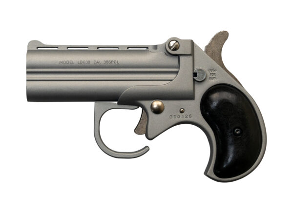 Bearman Long Bore Derringer .38 Special, 3.5" Barrel, Fixed Sights, Satin, 2rd