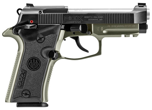 Beretta 80X Cheetah 380 ACP, 3.9" Barrel, Olive Drab Green Frame, Optics Ready, 13rd - Beretta | The Gun Shop
