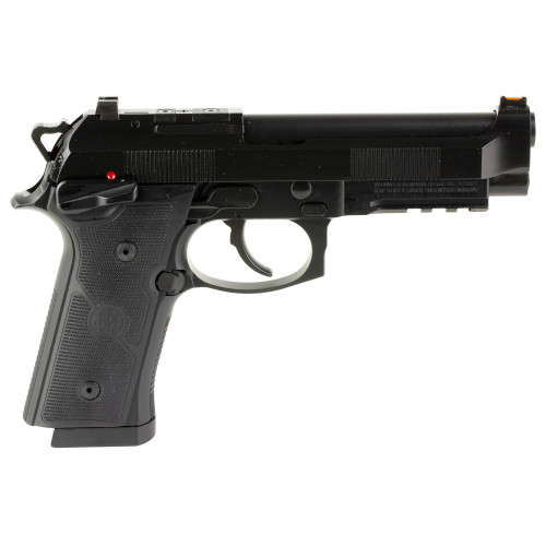Beretta 92GTS 9mm, 4.7" Barrel, Black Cerakote, Optic Ready, 18rd - Beretta | The Gun Shop