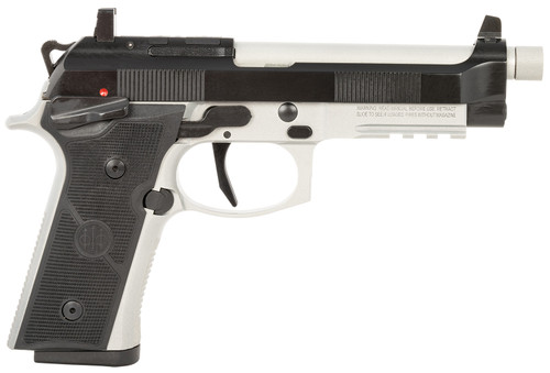 Beretta 92XI 9mm, 5.1" Threaded Barrel, Black/Silver, Optic Ready, 15rd - Beretta | The Gun Shop
