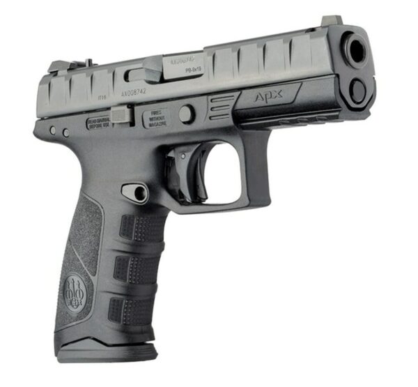 Beretta APX 9mm, 4.25" Barrel, 3-Dot Sights, Black, 17rd