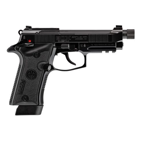Beretta 80X Cheetah Tactical Urban 380 ACP, 4.4" Threaded Barrel, Black, Manual Safety, 15rd - Beretta | The Gun Shop