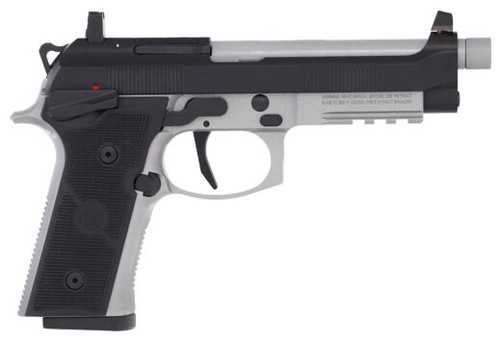 Beretta 92XI SAO Tactical 9mm, 5.1" Barrel, Black/Silver, Optic Ready, 10rd - Beretta | The Gun Shop