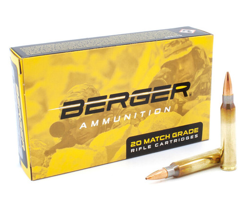 Berger Tactical 223 Remington, 77gr, Open Tip Match, 20rd Box - Ammo | The Gun Shop