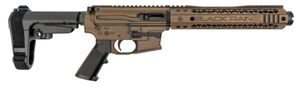 Black Rain Ordnance Fallout CQB 9mm, 9" Barrel, SBA3, Barrett Brown, 30rd