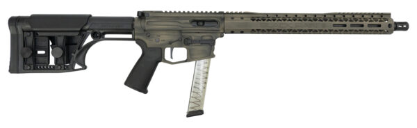 Black Rain Fallout CQB PCC 9mm, 16" Barrel, LUTH Stock, FDE Battleworn, 30rd
