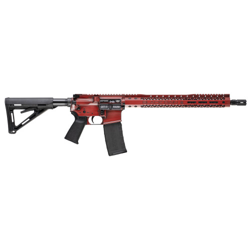 Black Rain AR-15 223 Rem/5.56.45mm, 16" Barrel, Red Battleworn "We The People", 30rd - AR-15 Rifles | The Gun Shop