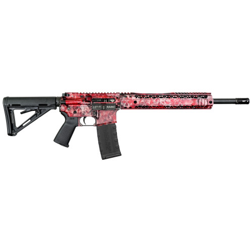 Black Rain Ordnance Spec+ 223 Remington/5.56x45mm, 16" Barrel, Red Skulls, M-Lok Handguard, 30rd - AR-15 Rifles | The Gun Shop