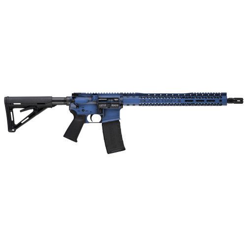 Black Rain AR-15 223 Rem/5.56x45mm, 16" Barrel, Blue Battleworn "We The People", 30rd - AR-15 Rifles | The Gun Shop
