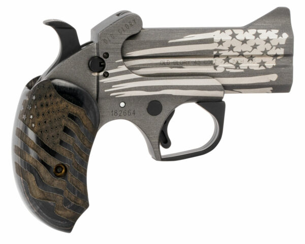 Bond Arms Old Glory 45 Colt/410 Ga, 3.50", American Flag Stainless Steel Cerakote, 2rd
