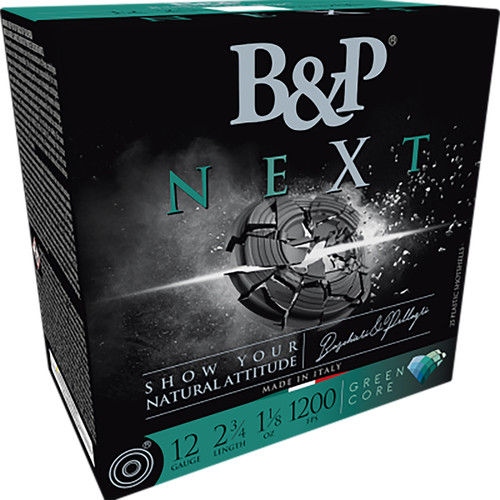 B&P Next 12 Ga, 2.75", 1 1/8 oz, 7.5 Shot, 25rd Box - Ammunition | The Gun Shop