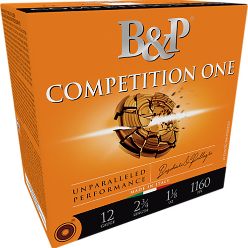 B&P Competition One 12 Ga, 2.75", 1 1/8 oz, 8 Shot, 250rd Case - Ammunition | The Gun Shop