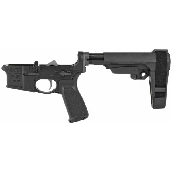 Bravo Company, BCM, Pistol Lower Group with SBA3 Pistol Brace, Multi Cal, Aluminum Frame, 556NATO, Black Finish, GUNFIGHTER Pistol Grip,
