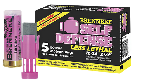 Brenneke Self Defense 12 Gauge 2.75" 1/3 oz, Sabot Slug, 5rd - Ammo | The Gun Shop