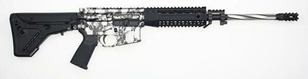 Black Rain Ordnance AR-15 223 16" SS FLUTED BARREL, SILVER SKULLS FINISH