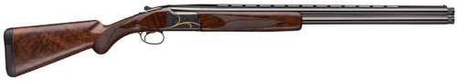 Browning Citori Gran Lightning 28 Ga, 3" Chamber 26" Barrel, Gloss Black Walnut, Engraved Black Rec, Gold Accents, 2rd - Browning | The Gun Shop