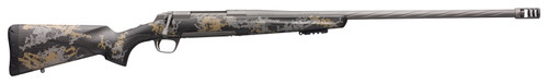 Browning X-Bolt Mountain Pro 6.8 Western, 24" Threaded Barrel, Gray Rec, Accent Graphics, 3rd - Browning | The Gun Shop