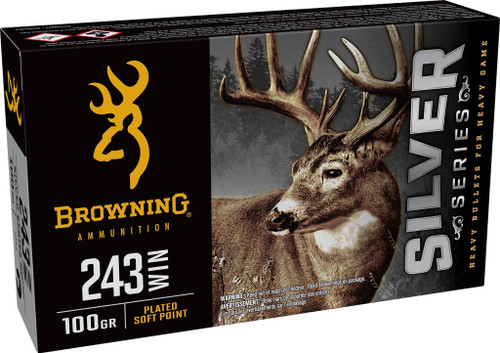 Browning Silver Series 243 Win, 100gr, Soft Point, 20Bx/10Cs - Ammo | The Gun Shop