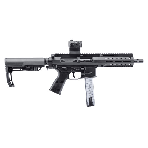 B&T SPC SBR 9mm, 9" Barrel, Black, T-Series Optic, 30rd - B&T | The Gun Shop