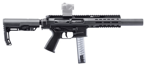 B&T SPC9 SD 9mm, 4.5" Barrel with RBS Suppressor, Black, Optic Ready, 33rd - B&T | The Gun Shop