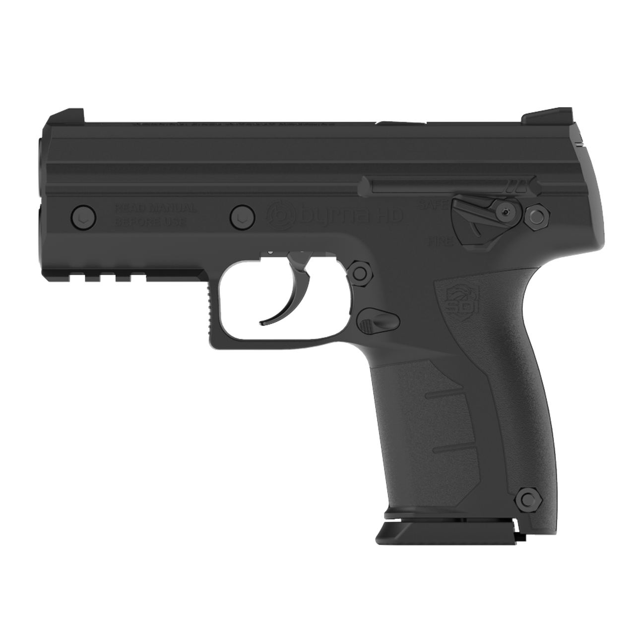Byrna HD Max Kit - Black Non-Lethal Self Defense Weapon, 2- 5rd Mags, No Permits or Background Checks