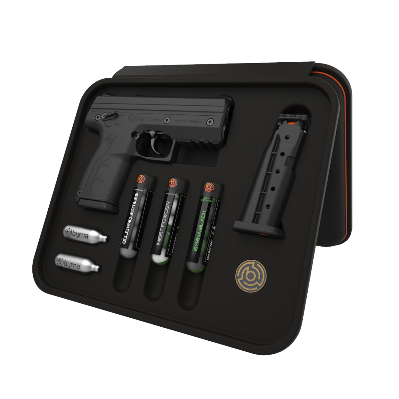 Byrna HD Max Kit - Black Non-Lethal Self Defense Weapon, 2- 5rd Mags, No Permits or Background Checks