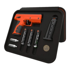 Byrna HD Kinetic Kit, No Chemical Irritant, Safety Orange
