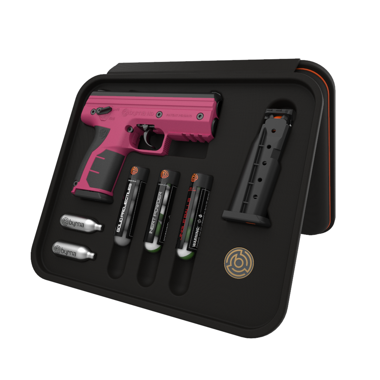 Byrna HD Kinetic Kit, No Chemical Irritant, Hot Pink