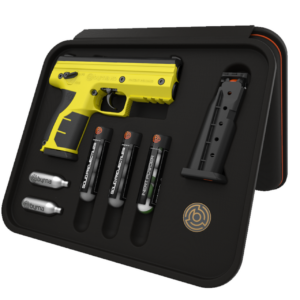 Byrna HD Kinetic Kit, No Chemical Irritant, Bright Yellow