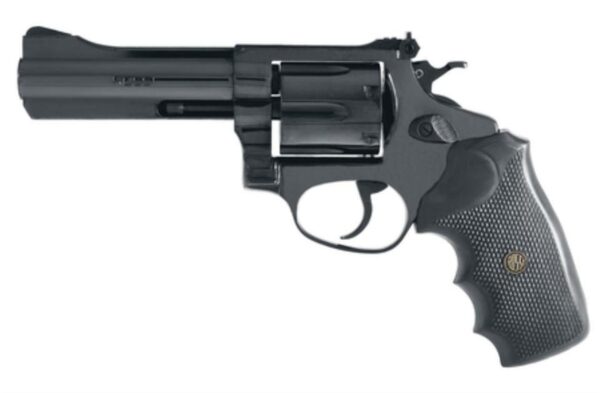 Rossi Revolver 357 RemMag 4" 6rd Black Rubber Grip Blued